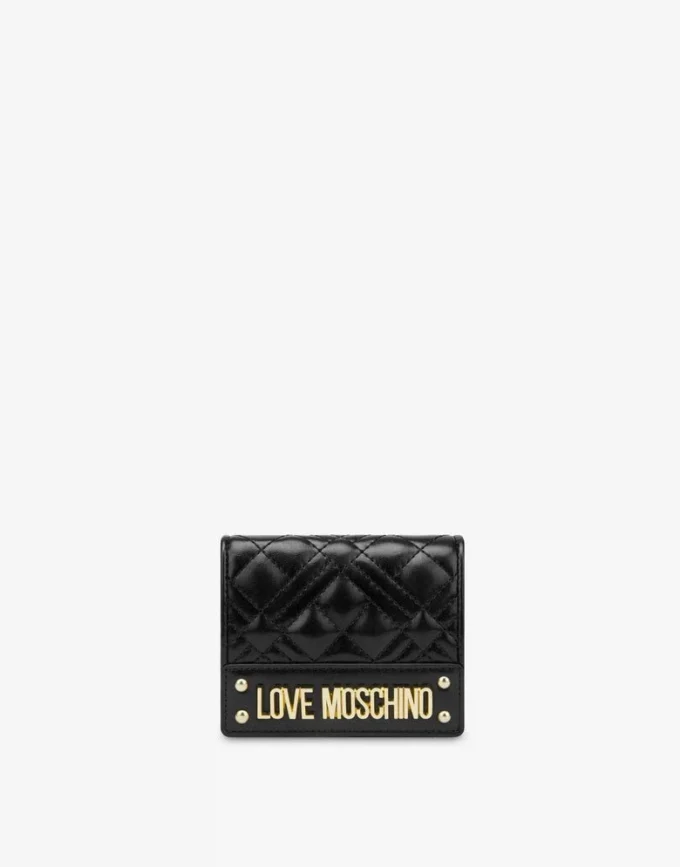 Cartera acolchada con logotipo Cartera acolchada con logotipo