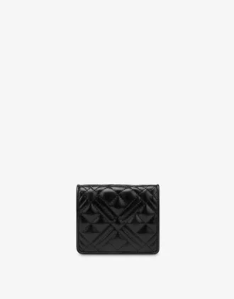 Cartera acolchada con logotipo