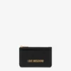 Cartera con cremallera y logotipo con letras Cartera con cremallera y logotipo con letras