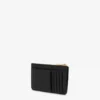 Cartera con cremallera y logotipo con letras Cartera con cremallera y logotipo con letras