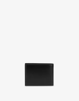 Cartera con solapa de piel de becerro