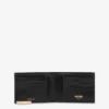 Cartera con solapa de piel de becerro