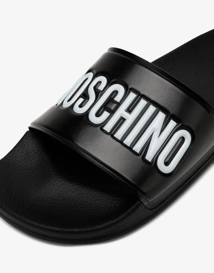 Chanclas de piscina de goma con logotipo
