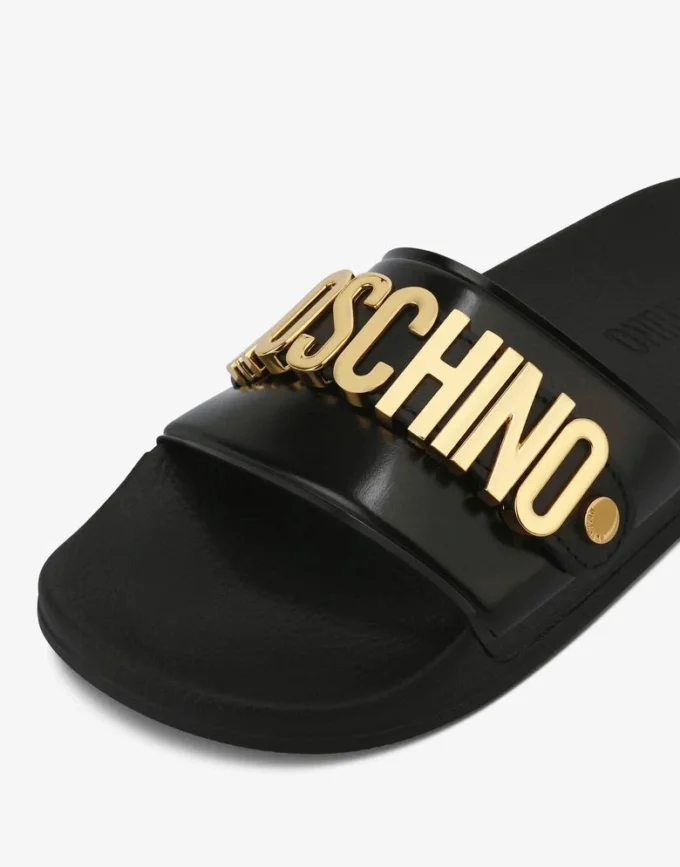 Chanclas de piscina en PVC Logotipo con letras