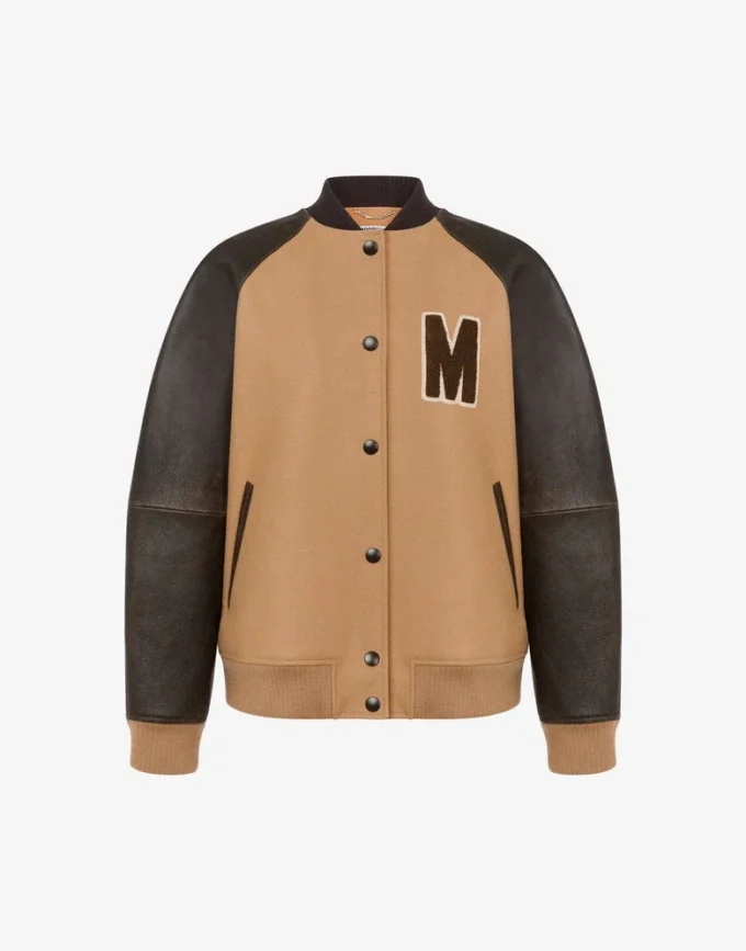 Chaqueta bomber de lana