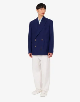 Chaqueta de algodón shantung Laurel Crown Chaqueta de algodón shantung Laurel Crown