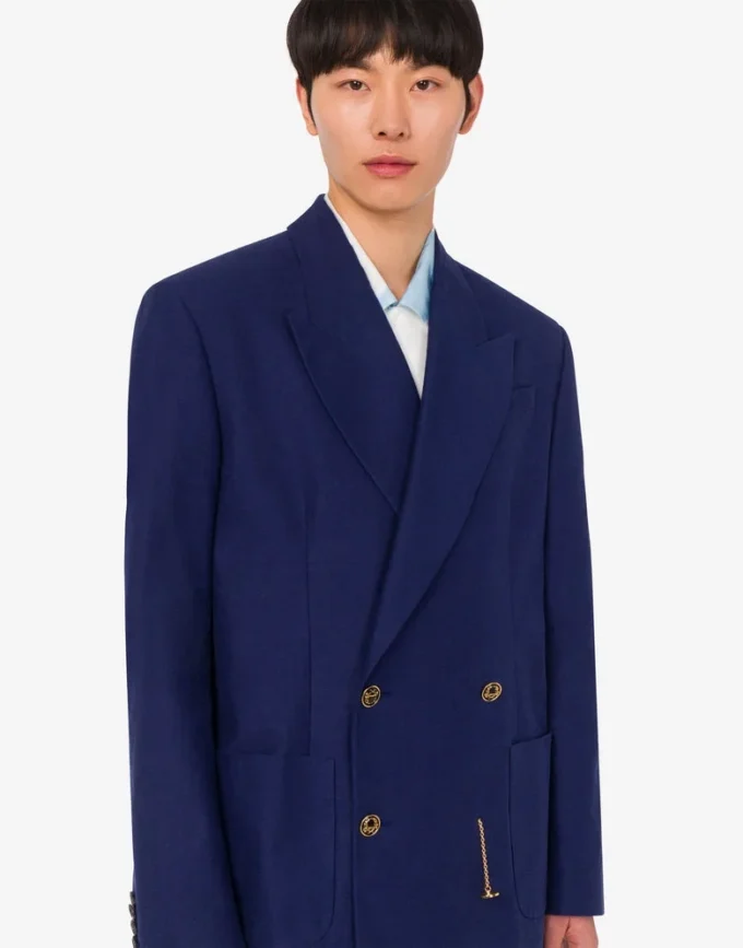 Chaqueta de algodón shantung Laurel Crown