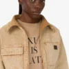 Chaqueta de dril teñida en prenda