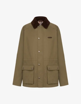 Chaqueta diagonal de algodón
