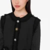 Chaqueta elástica de bouclé