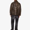 Chaqueta motera de piel napa Smiley® Chaqueta motera de piel napa Smiley®