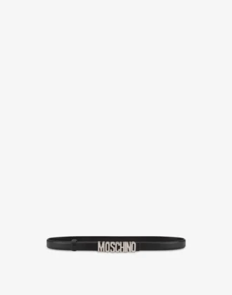 Cinturón con mini logotipo Lettering