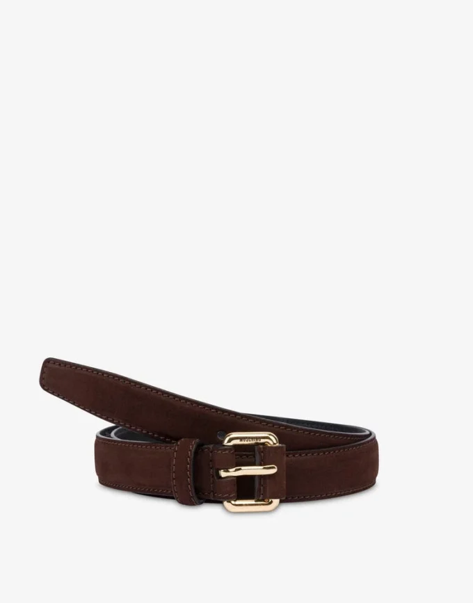 Cinturón de nubuck
