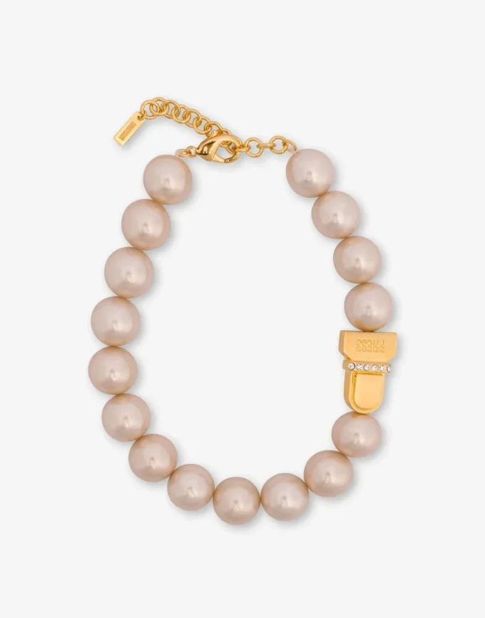 Collar gargantilla con perlas