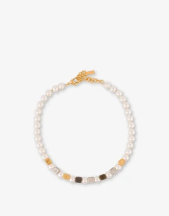 Collar gargantilla con perlas