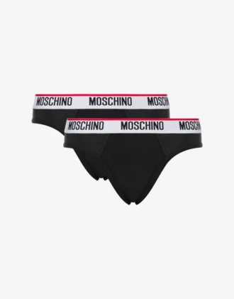 Conjunto de 2 slips elásticos con banda con logotipo
