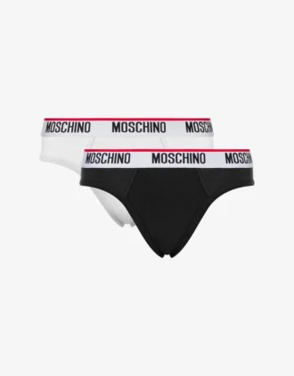 Conjunto de 2 slips elásticos con banda con logotipo
