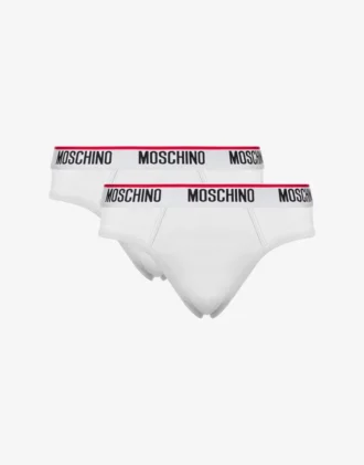 Conjunto de 2 slips elásticos con banda con logotipo