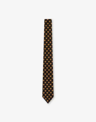 Corbata con estampado de ositos de peluche