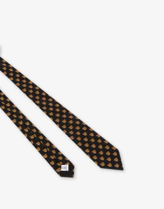 Corbata con estampado de ositos de peluche