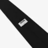 Corbata de popelín de algodón bordada