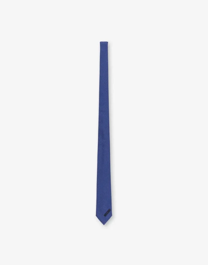 Corbata de seda jacquard