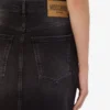 Falda de denim de algodón elástico