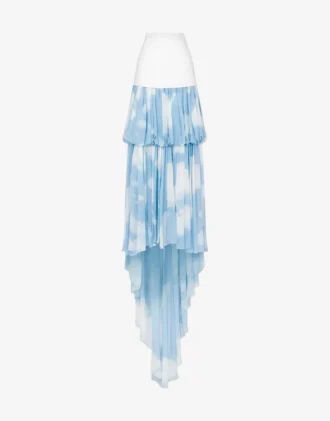 Falda larga con estampado «In the Cloud»
