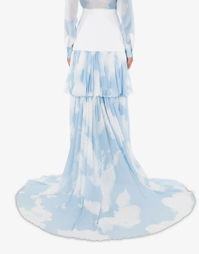 Falda larga con estampado «In the Cloud» Falda larga con estampado «In the Cloud»