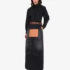 Falda vaquera negra