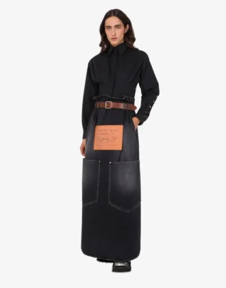 Falda vaquera negra
