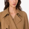 Gabardina de mezcla de algodón