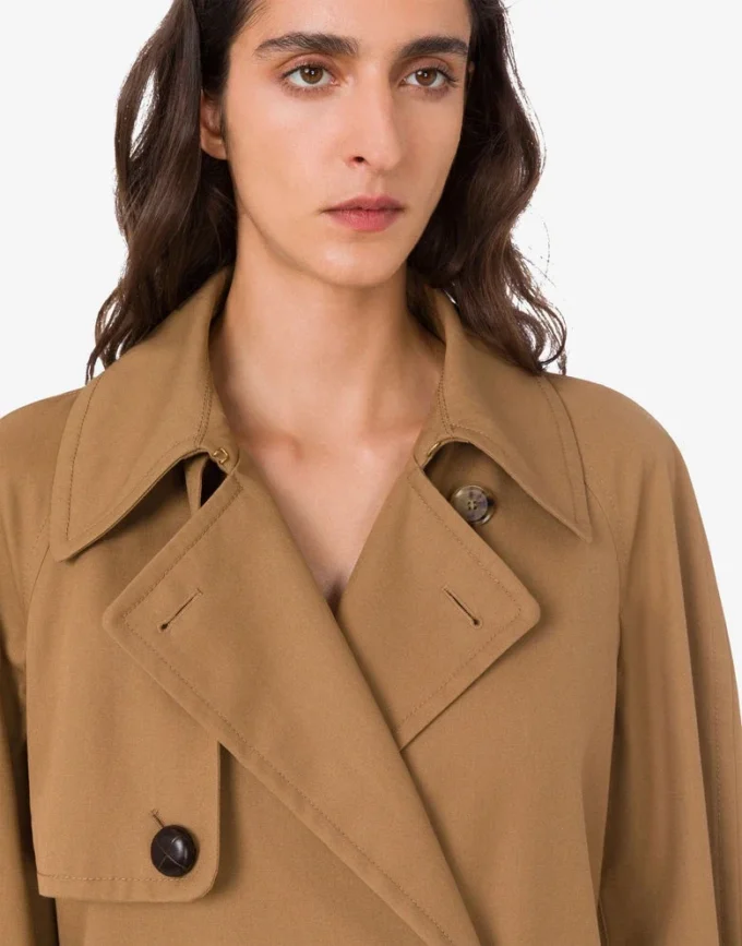 Gabardina de mezcla de algodón