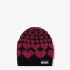 Gorro con incrustaciones de mezcla de mohair