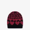 Gorro con incrustaciones de mezcla de mohair