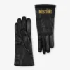 Guantes de napa con logotipo bordado