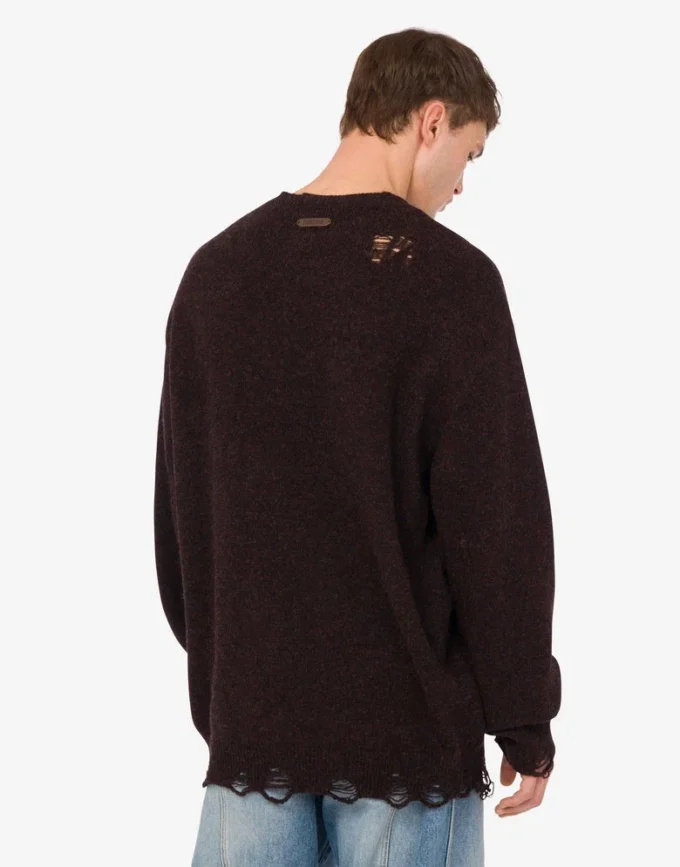 Jersey con incrustaciones de lana shetland