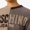 Jersey corto de mezcla de lana intarsia