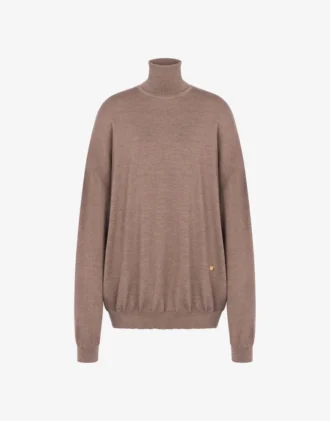 Jersey de cuello alto de lana Golden M Jersey de cuello alto de lana Golden M