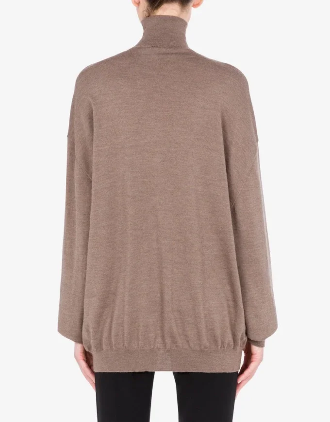 Jersey de cuello alto de lana Golden M Jersey de cuello alto de lana Golden M