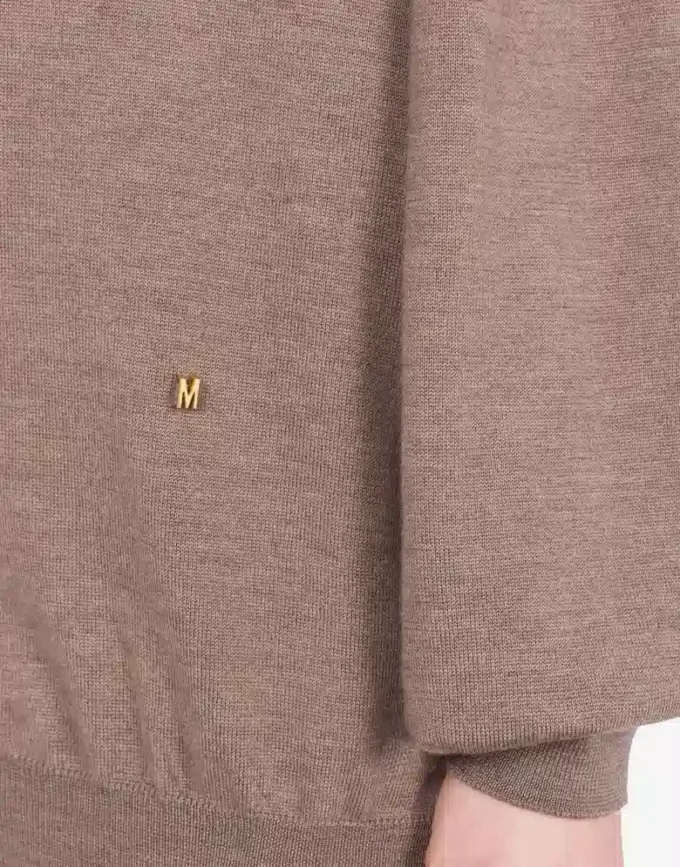 Jersey de cuello alto de lana Golden M Jersey de cuello alto de lana Golden M
