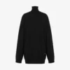 Jersey de lana con corte Golden M Jersey de lana con corte Golden M