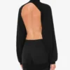 Jersey de lana con corte Golden M Jersey de lana con corte Golden M