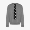 Jersey de lana merino extrafina con intarsia