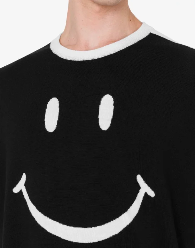 Jersey de lana merino extrafina Smiley®