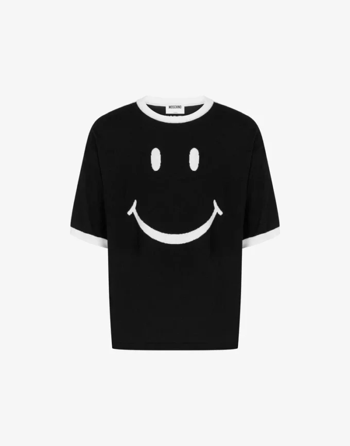 Jersey de lana merino extrafina Smiley®
