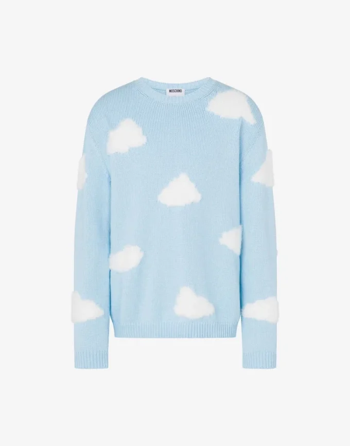 Jersey de mezcla de algodón orgánico Nube de archivo