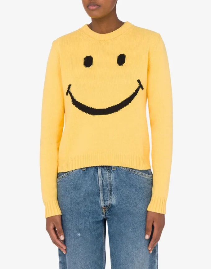 Jersey de mezcla de algodón Smiley® Jersey de mezcla de algodón Smiley®