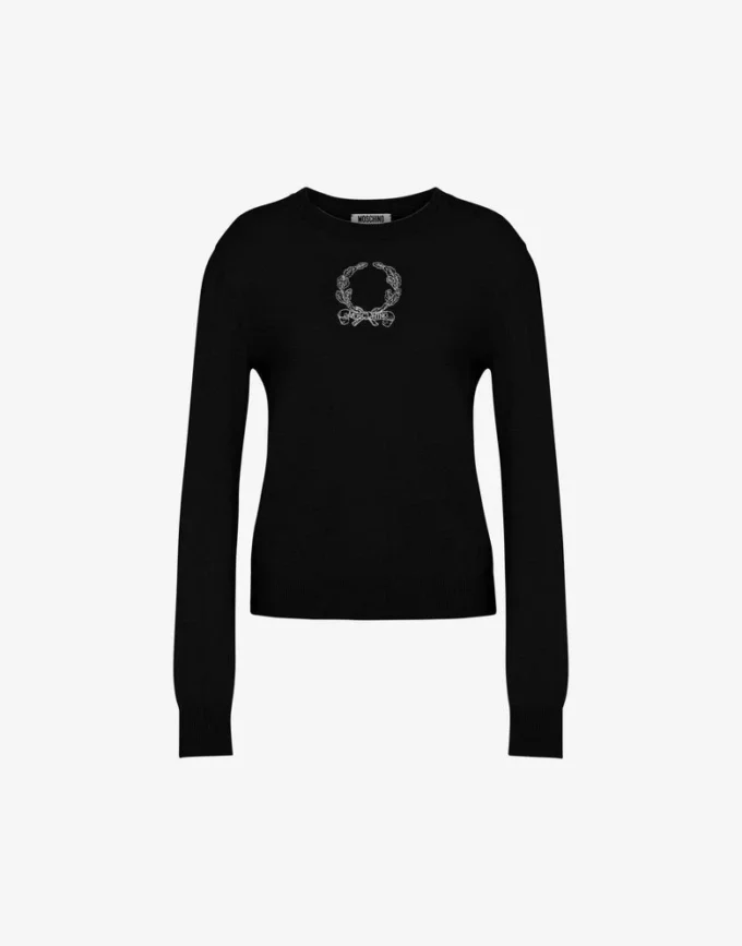 Jersey de mezcla de lana Laurel Crown Jersey de mezcla de lana Laurel Crown