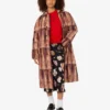 Falda de satén de seda estampada Falda de satén de seda estampada